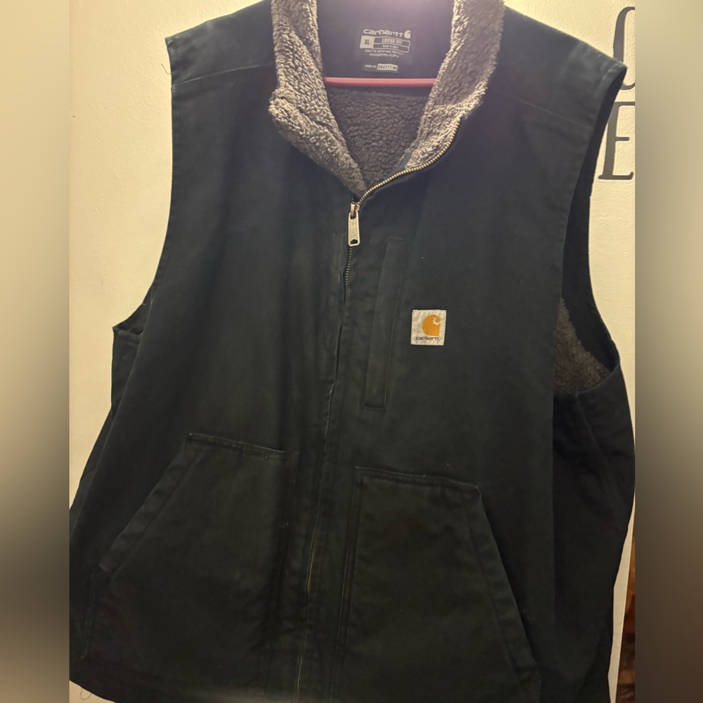 Downsizing Inventory - Beautiful Carhartt wool/polyester vest.